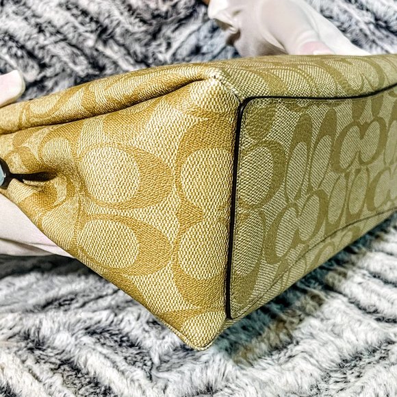 NWT - COACH MINI SAGE CARRYALL IN SIGNATURE CANVAS (F29434) - Picture 6 of 13